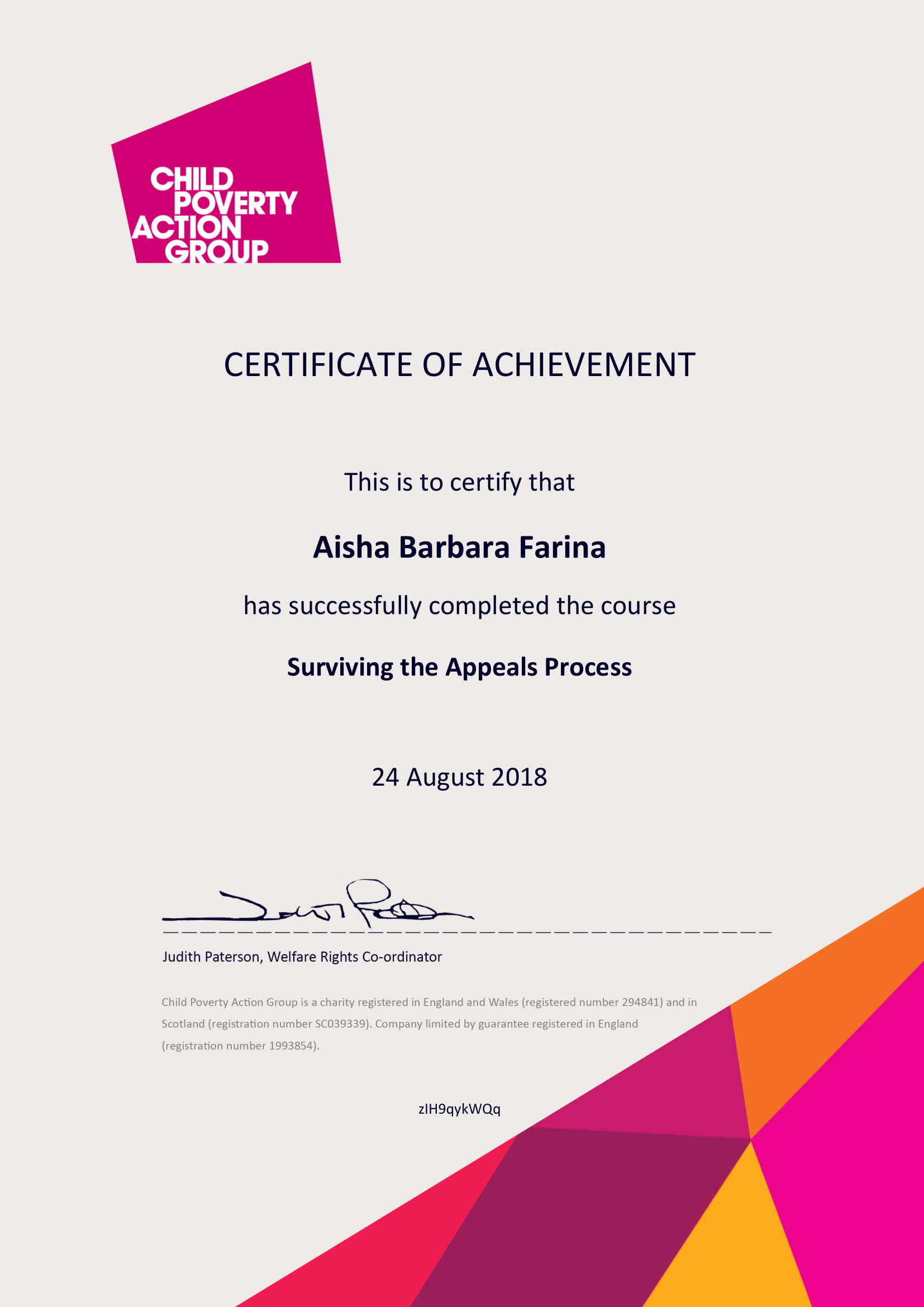 Certificate of Completion appeals process-1